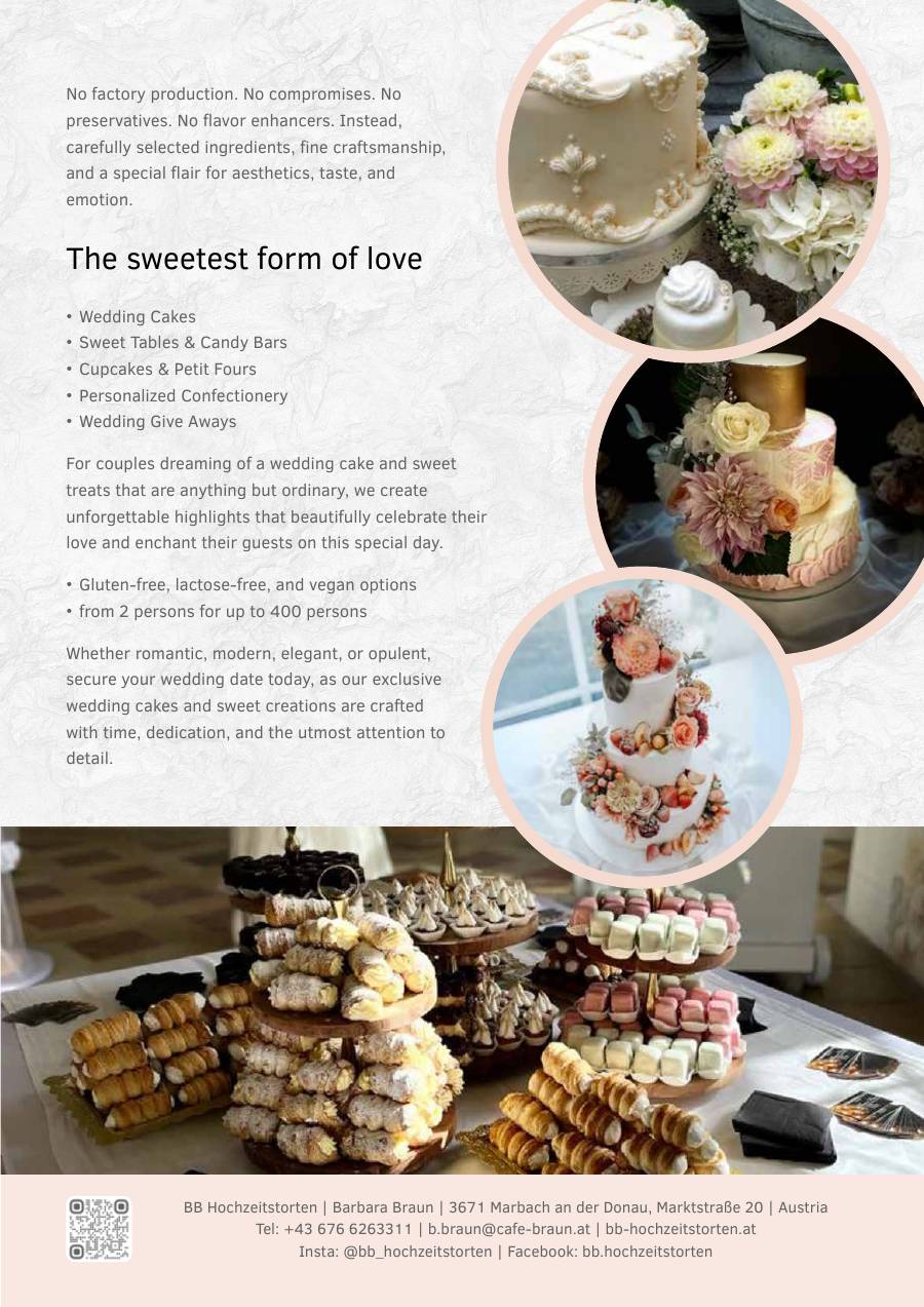 BB Hochzeitstorten – magazine page 17